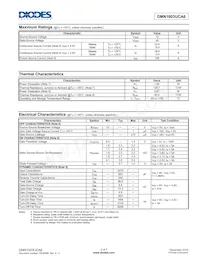 DMN1003UCA6-7 Datasheet Page 2