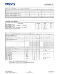DMN13M9UCA6-7 Datasheet Page 2