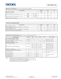 DMN16M0UCA6-7 Datasheet Pagina 2