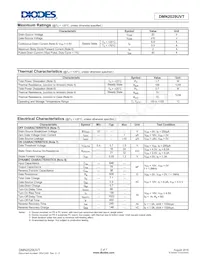 DMN2029UVT-7 Datasheet Pagina 2
