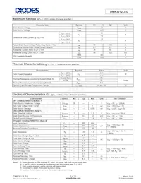 DMN3012LEG-7 Datasheet Page 2