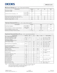 DMN3013LDG-7 Datasheet Page 2