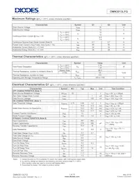 DMN3013LFG-7 Datasheet Page 2