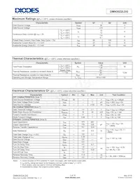 DMN3022LDG-7 Datasheet Page 2