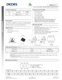 DMN63D1LV-7 Datasheet Cover