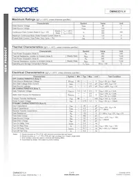 DMN63D1LV-7 Datasheet Pagina 2
