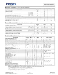 DMNH6021SPDW-13 Datasheet Pagina 2