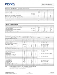 DMNH6065SPDWQ-13 Datasheet Page 2