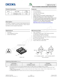 DMP2075UFDB-13 Datasheet Cover