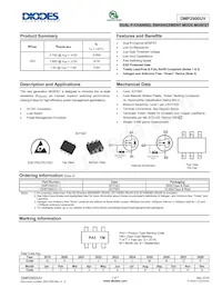 DMP2900UV-7 Datasheet Cover