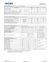 DMP2900UV-7 Datasheet Pagina 2