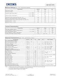 DMTH4011SPD-13 Datasheet Page 2