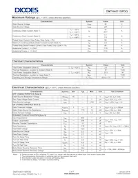 DMTH4011SPDQ-13 Datasheet Page 2
