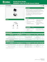 DSTB2045C Datasheet Cover