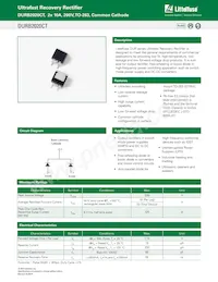 DURB2020CT Datasheet Cover