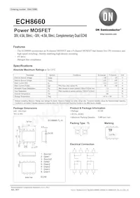ECH8660-TL-H Datasheet Cover