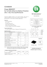 ECH8693R-TL-W Datasheet Cover
