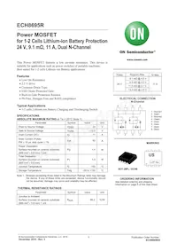 ECH8695R-TL-W Datasheet Cover