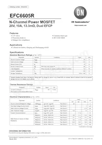 EFC6605R-TR Datasheet Cover