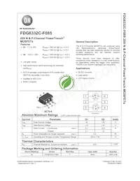 FDG6332C-F085P Datasheet Cover
