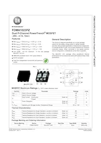 FDMA1023PZ-F106 Datasheet Cover