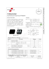 FDMA2002NZ Datasheet Page 2