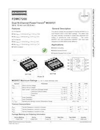 FDMC7200 Datasheet Page 2