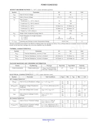 FDMS1D2N03DSD Datasheet Page 2