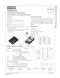 FDMS3615S Datasheet Page 2
