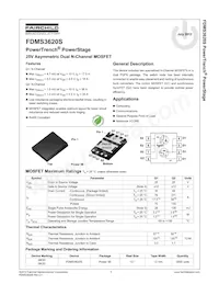 FDMS3620S Datasheet Page 2