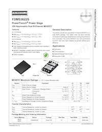 FDMS3622S Datasheet Page 2