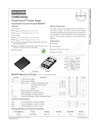 FDMS3686S Datasheet Pagina 2
