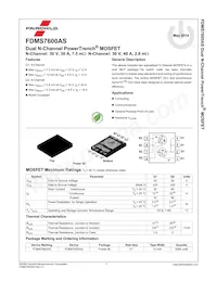 FDMS7600AS Datasheet Page 2