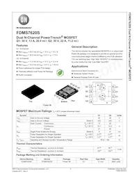 FDMS7620S-F106 Datasheet Cover