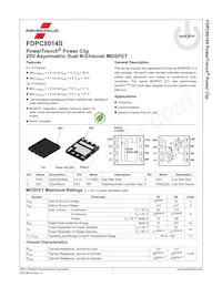FDPC8014S Datasheet Page 2