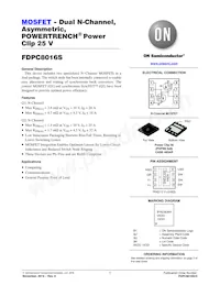FDPC8016S Datasheet Cover