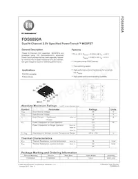 FDS6890A Datasheet Cover