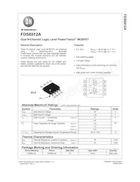 FDS6912A Datasheet Cover