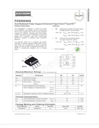 FDS6984AS Datasheet Page 2