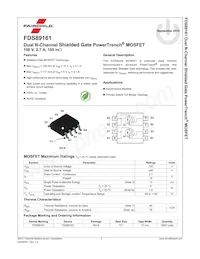 FDS89161 Datasheet Page 2