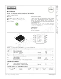 FDS9958 Datasheet Page 2