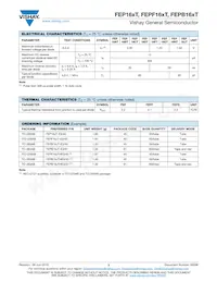 FEPB6BT-E3/45 Datasheet Page 3