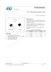 FERD20H60CG-TR 표지