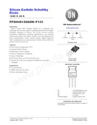 FFSH40120ADN-F155 Datasheet Cover