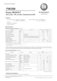 FW389-TL-2WX Datasheet Cover