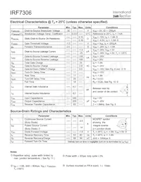 IRF7306TR Datasheet Page 2