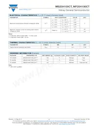 M20H100CTGHE3_A/P Datasheet Page 2