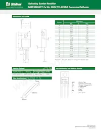 MBR10200CT Datasheet Page 3