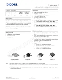 MBR10200CTF-E1 Datasheet Cover