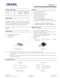 MBR1060CTF-E1 Datenblatt Cover